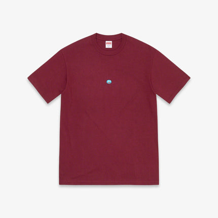 Supreme Tee 'Sticker' Burgundy (FW21) - SOLE SERIOUSS (1)