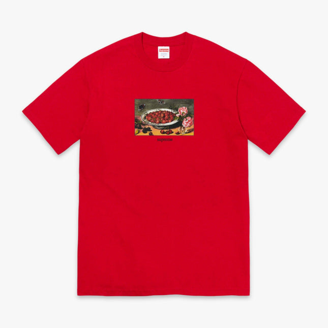 Supreme Tee 'Strawberries' Red (SS23) - SOLE SERIOUSS (1)