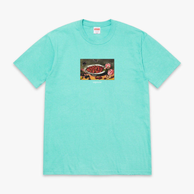 Supreme Tee 'Strawberries' Teal (SS23) - SOLE SERIOUSS (1)