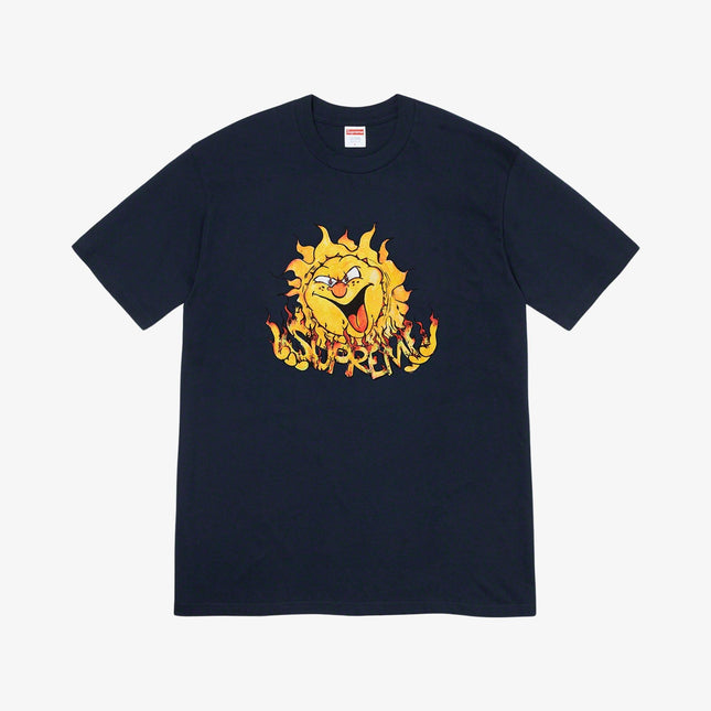 Supreme Tee 'Sun' Navy (FW20) - SOLE SERIOUSS (1)