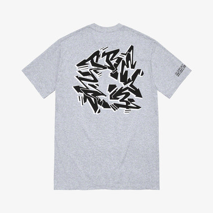 Supreme Tee 'Support Unit' Heather Grey FW21 - SOLE SERIOUSS (2)