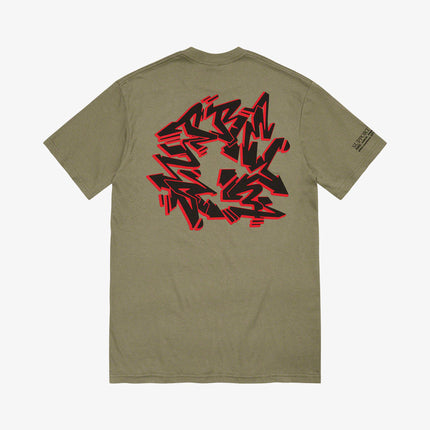 Supreme Tee 'Support Unit' Light Olive FW21 - SOLE SERIOUSS (2)