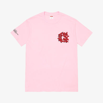 Supreme Tee 'Support Unit' Pink FW21 - SOLE SERIOUSS (1)
