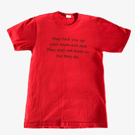 Supreme Tee 'They Fuck You Up' Red (FW16) - SOLE SERIOUSS (1)