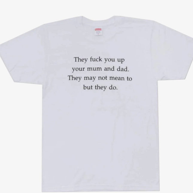 Supreme Tee 'They Fuck You Up' White (FW16) - SOLE SERIOUSS (1)