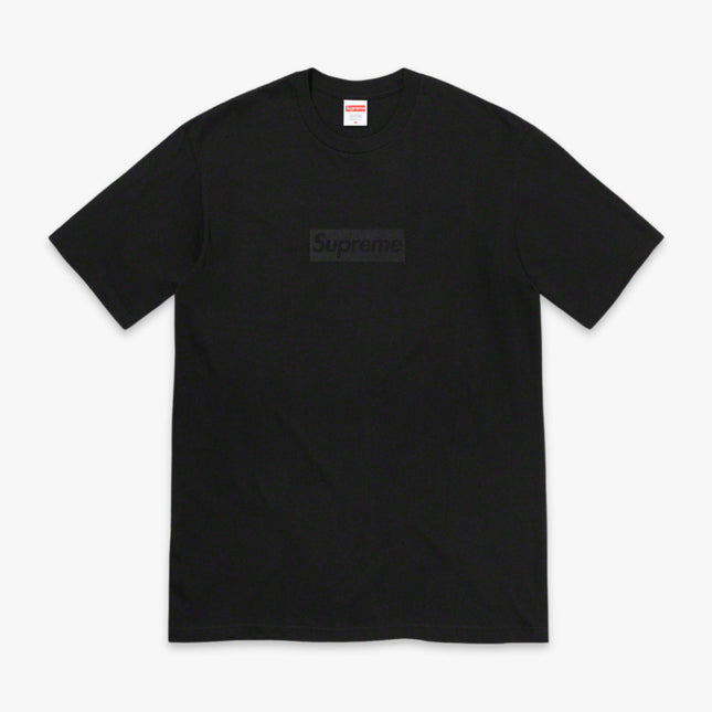 Supreme Tee 'Tonal Box Logo' Black (SS23) - SOLE SERIOUSS (1)