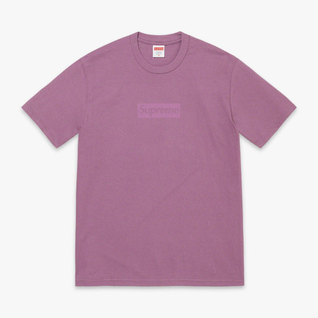 Supreme Tee 'Tonal Box Logo' Dusty Purple (SS23) - SOLE SERIOUSS (1)