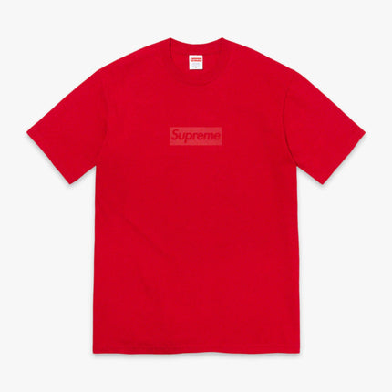 Supreme Tee 'Tonal Box Logo' Red (SS23) - SOLE SERIOUSS (1)