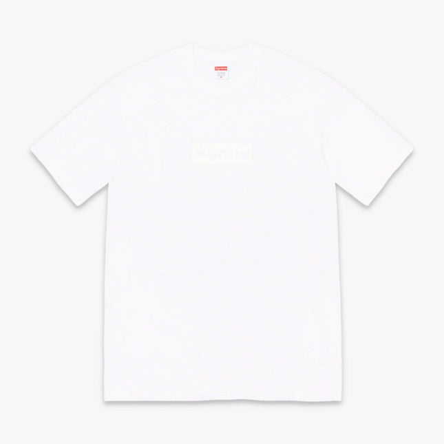 Supreme Tee 'Tonal Box Logo' White (SS23) - SOLE SERIOUSS (1)