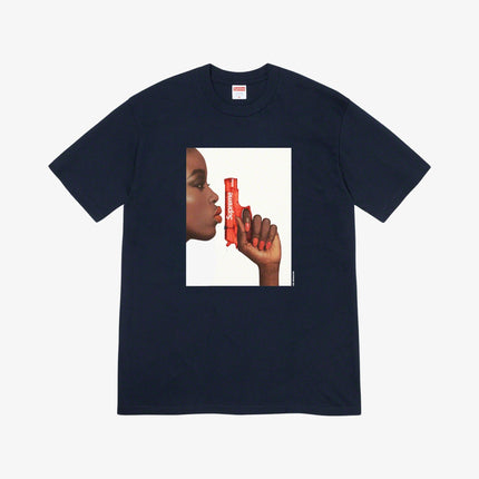 Supreme Tee 'Water Pistol' Navy (SS21) - SOLE SERIOUSS (1)