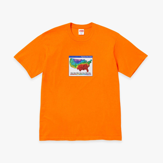 Supreme Tee 'Weather' Orange (FW23) - SOLE SERIOUSS (1)