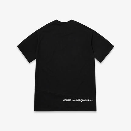 Supreme Tee x Comme des Garcons CDG 'Split Box Logo' Black (FW18) - SOLE SERIOUSS (2)