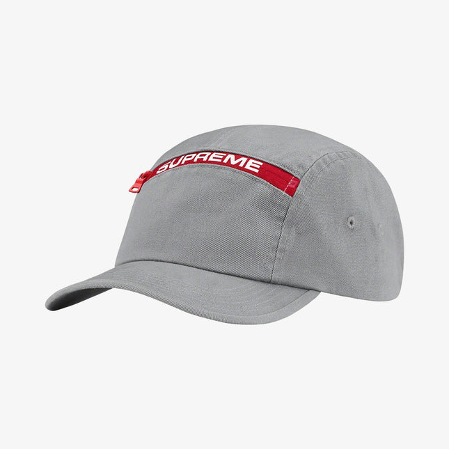 Supreme Top Zip Camp Cap Grey (FW21) - SOLE SERIOUSS (1)