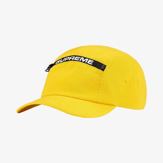 Supreme Top Zip Camp Cap Yellow (FW21) - SOLE SERIOUSS (1)