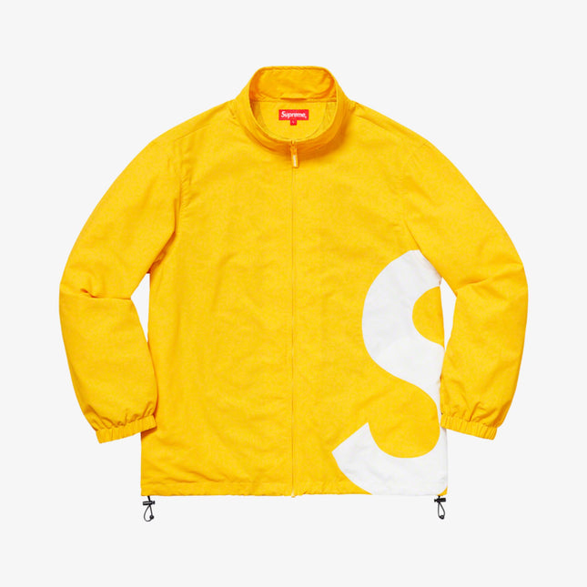 Supreme Track Jacket 'S Logo' Yellow (SS19) - SOLE SERIOUSS (1)