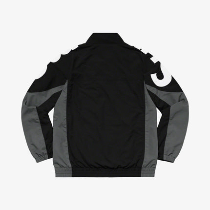 Supreme Track Jacket 'Shoulder Logo' Black (FW19) - SOLE SERIOUSS (2)