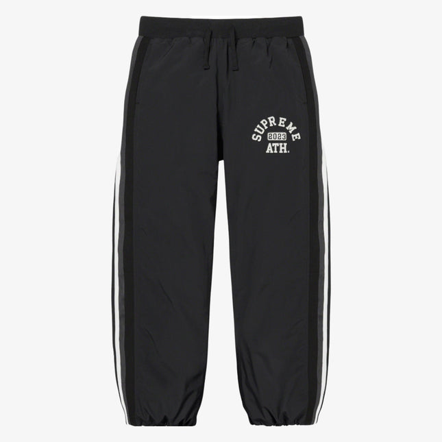 Supreme Track Pant 'Applique' Black (SS23) - SOLE SERIOUSS (1)