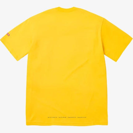 Supreme 'Tunnel' Tee Yellow (SS24) - SOLE SERIOUSS (2)