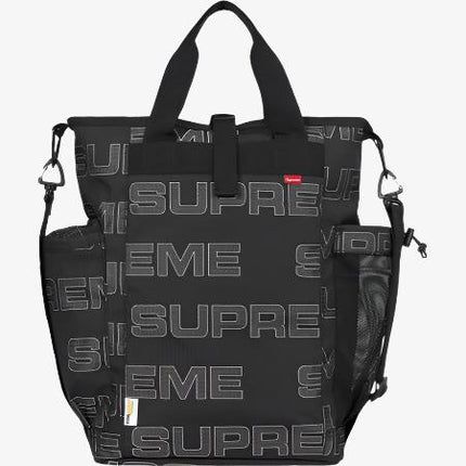 Supreme Utility Zip Tote Bag Black (FW21) - SOLE SERIOUSS (2)