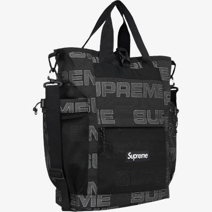 Supreme Utility Zip Tote Bag Black (FW21) - SOLE SERIOUSS (3)