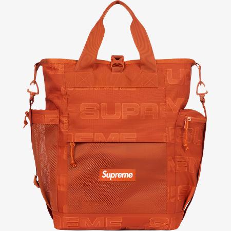 Supreme Utility Zip Tote Bag Orange (FW21) - SOLE SERIOUSS (1)