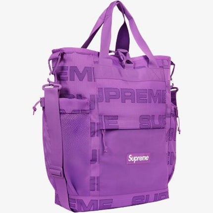 Supreme Utility Zip Tote Bag Purple (FW21) - SOLE SERIOUSS (2)