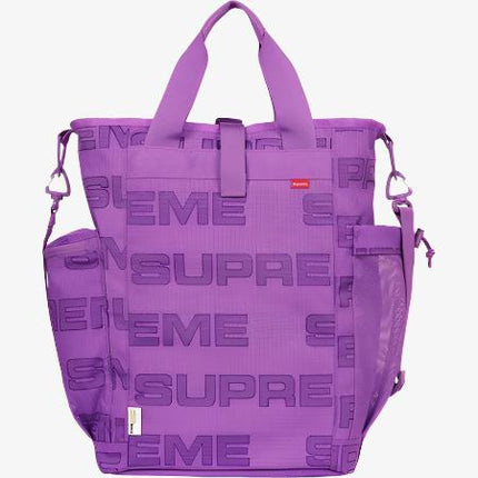 Supreme Utility Zip Tote Bag Purple (FW21) - SOLE SERIOUSS (3)