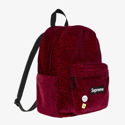 Supreme Velvet Backpack Red Leopard (FW25) | SOLE SERIOUSS [2]
