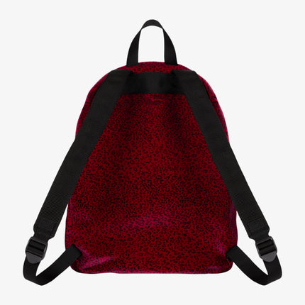 Supreme Velvet Backpack Red Leopard (FW25) | SOLE SERIOUSS [3]