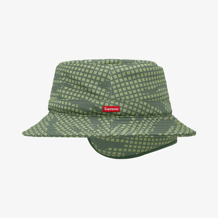 Supreme WINDSTOPPER Earflap Crusher Olive Grid Camo FW21 - SOLE SERIOUSS (2)