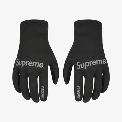 Supreme WINDSTOPPER Gloves Black FW21 - SOLE SERIOUSS (1)