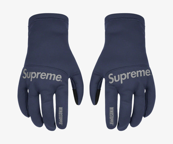 Supreme WINDSTOPPER Gloves Navy (FW21) – SOLE SERIOUSS