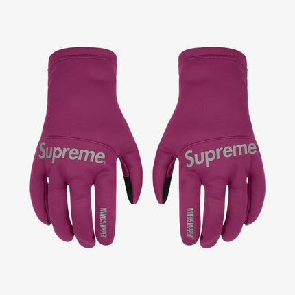 Supreme WINDSTOPPER Gloves Purple FW21 - SOLE SERIOUSS (1)
