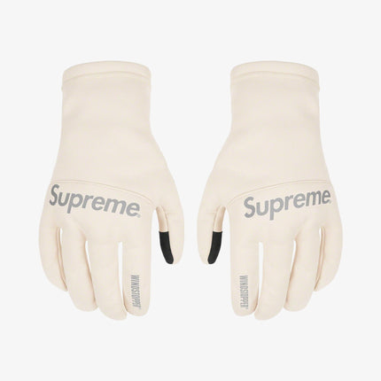 Supreme WINDSTOPPER Gloves Stone (FW21) - SOLE SERIOUSS (1)