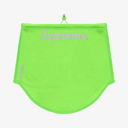 Supreme WINDSTOPPER Neck Gaiter Bright Green (FW21) - SOLE SERIOUSS (1)