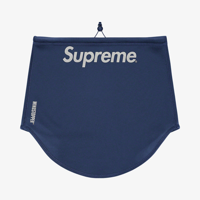 Supreme WINDSTOPPER Neck Gaiter Navy (FW21) - SOLE SERIOUSS (1)