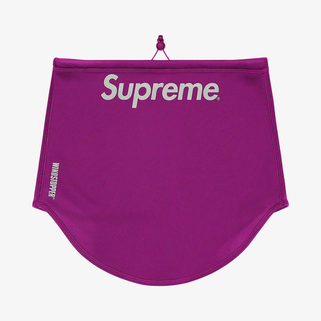 Supreme WINDSTOPPER Neck Gaiter Purple (FW21) - SOLE SERIOUSS (1)