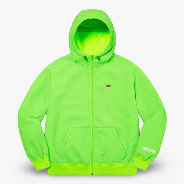 Supreme WINDSTOPPER Zip-Up Hooded Sweatshirt Bright Green (FW21) - SOLE SERIOUSS (1)