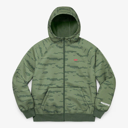 Supreme WINDSTOPPER Zip-Up Hooded Sweatshirt Olive Grid Camo (FW21) - SOLE SERIOUSS (1)