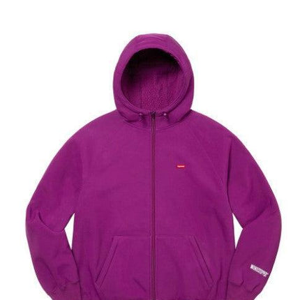 Supreme WINDSTOPPER Zip-Up Hooded Sweatshirt Purple FW21 - SOLE SERIOUSS (1)