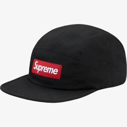 Supreme 'Washed Chino Twill' Camp Cap Black (FW17) - SOLE SERIOUSS (1)