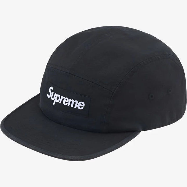 Supreme 'Washed Chino Twill' Camp Cap Black (SS24) - SOLE SERIOUSS (1)