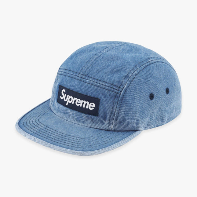 Supreme Washed Chino Twill Camp Cap Denim (FW23) - SOLE SERIOUSS (1)