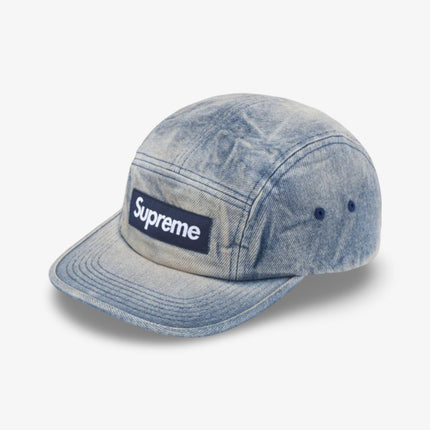 Supreme 'Washed Chino Twill' Camp Cap Dirty Indigo (SS24) - SOLE SERIOUSS (1)