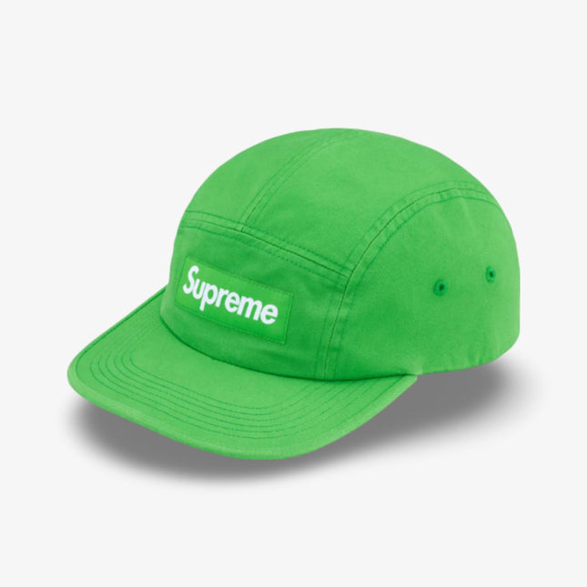 Supreme 'Washed Chino Twill' Camp Cap Green (SS24) - SOLE SERIOUSS (1)