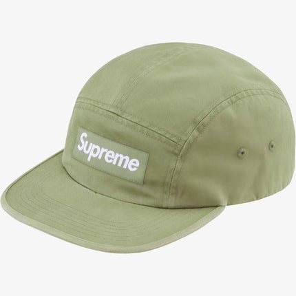 Supreme 'Washed Chino Twill' Camp Cap Light Olive (SS24) - SOLE SERIOUSS (1)