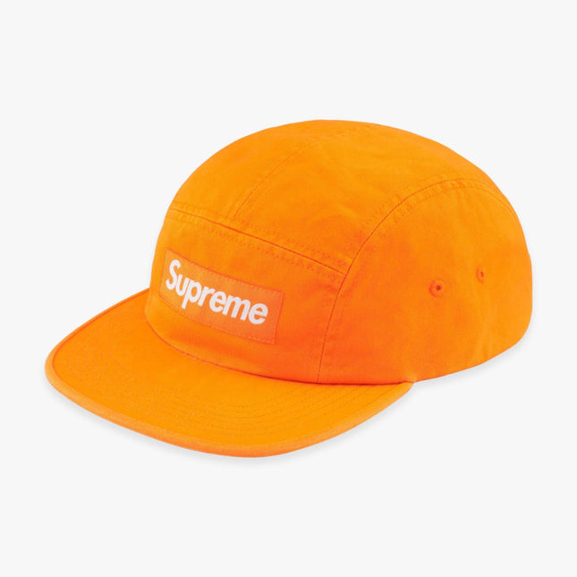 Supreme Washed Chino Twill Camp Cap Light Orange (FW23) - SOLE SERIOUSS (1)