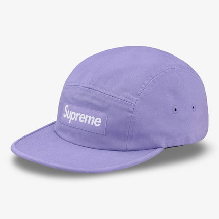 Supreme Washed Chino Twill Camp Cap Light Purple (SS18) - SOLE SERIOUSS (1)