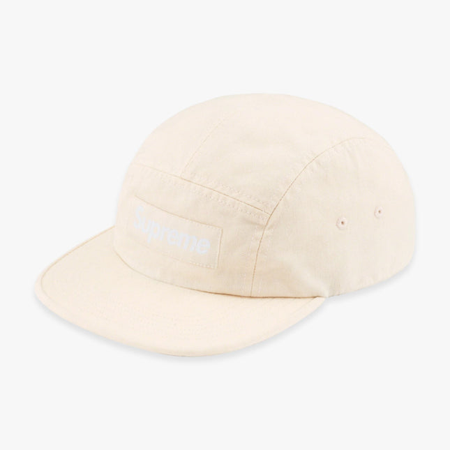 Supreme Washed Chino Twill Camp Cap Natural (FW23) - SOLE SERIOUSS (1)