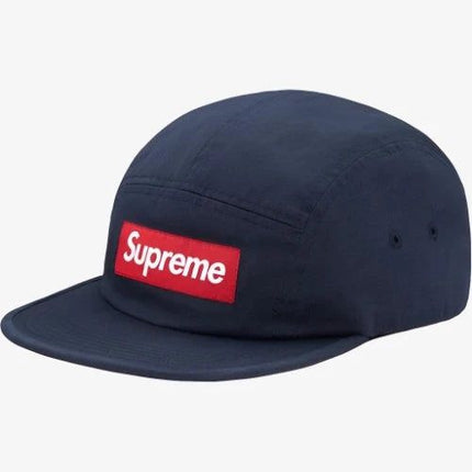 Supreme 'Washed Chino Twill' Camp Cap Navy (FW17) - SOLE SERIOUSS (1)